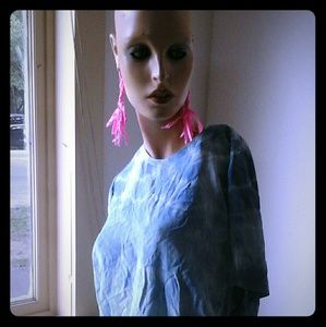 Sari Silk Ribbon Earings